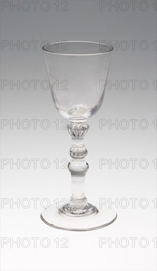 Wine Glass, c. 1770, England or Netherlands, England, Glass, blown and stipple engraved, 17.5 × 6.7 cm (6 7/8 × 2 5/8 in.)