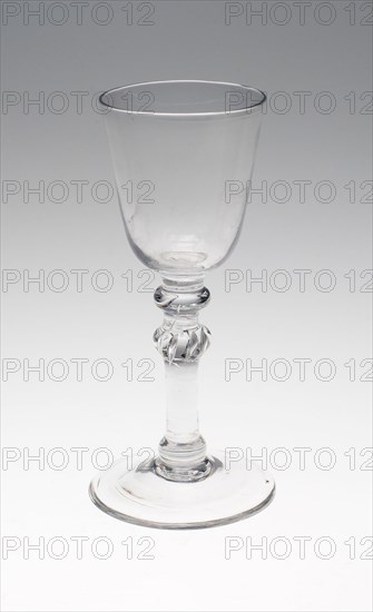 Wine Glass, c. 1795, England or Netherlands, England, Glass, blown and stipple engraved, 17.5 × 6.7 cm (6 7/8 × 2 5/8 in.)