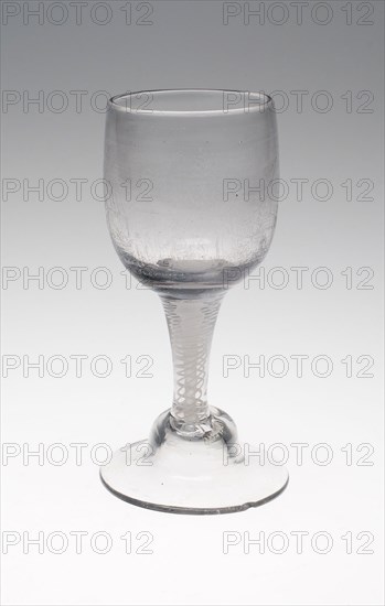 Goblet, 18th century, Netherlands, Netherlands, Glass, diamond engraved, 17.2 x 6.4 cm (6 3/4 x 2 1/2 in.)