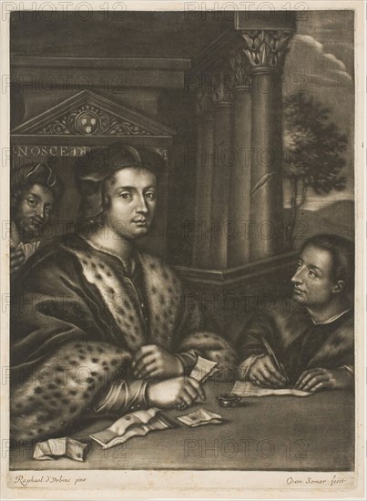 Carondelet, n.d., Jan van Somer (Dutch, 1645-1699), after Raffaello Sanzio, called Raphael (Italian, 1483-1520), Netherlands, Mezzotint on ivory paper, 297 x 216 mm (plate), 308 x 226 mm (sheet)