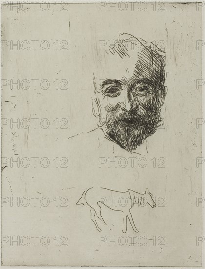 Georg Arsenius, 1898, Anders Zorn, Swedish, 1860-1920, Sweden, Etching on ivory laid paper, 131 x 100 mm (image/plate), 338 x 230 mm (sheet)