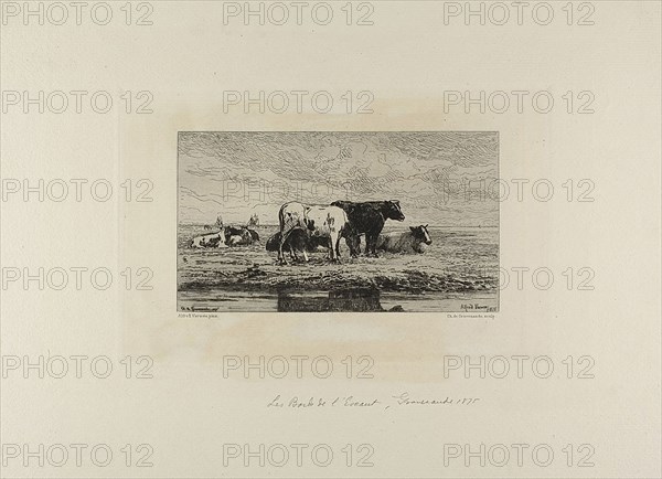 The Bank of Escaut, 1841, Carel Nicolaas Storm van’s Gravesande (Dutch, 1841-1924), after Ver-Wee (Dutch), Holland, Etching on paper