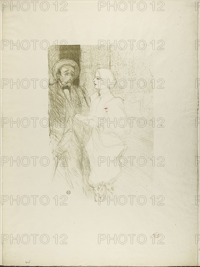 Yahne and Mayer, in L’Age Difficile, 1895, Henri de Toulouse-Lautrec, French, 1864-1901, France, Color lithograph on ivory wove paper, 318 × 238 mm (image), 551 × 415 mm (sheet)