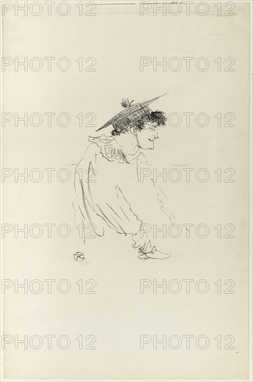 Small English Girl (Miss Dolly), 1899, Henri de Toulouse-Lautrec, French, 1864-1901, France, Lithograph on cream wove paper, 220 × 178 mm (image), 492 × 324 mm (sheet)