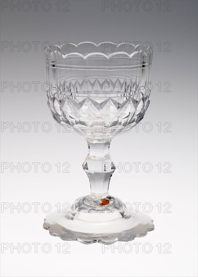 Goblet, Late 18th century, England, Glass, 15.2 × 8.4 cm (6 × 3 5/16 in.)