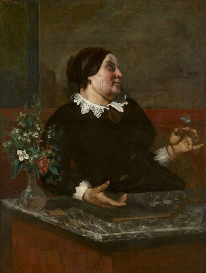 Mère Grégoire, 1855 and 1857/59, Gustave Courbet, French, 1819-1877, France, Oil on canvas, 129 × 97.5 cm (50 3/4 × 38 3/8 in.)