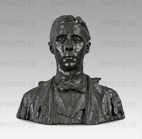 Head of Arthur Jerome Eddy, 1898, Auguste Rodin, French, 1840-1917, France, Bronze, H. 47.6 cm (18 3/4 in.)