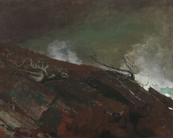 Coast of Maine, 1893, Winslow Homer, American, 1836–1910, United States, Oil on canvas, 61 × 76.2 cm (24 × 30 in.)