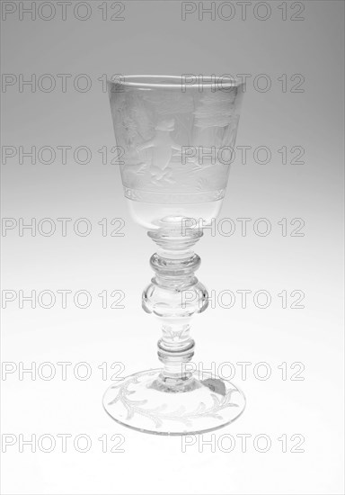 Goblet, 18th century, England, Glass, 23.2 × 8.9 cm (9 1/8 × 3 1/2 in.)
