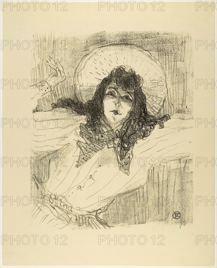 May Belfort, from Treize Lithographies, 1898, published before 1906, Henri de Toulouse-Lautrec, French, 1864-1901, France, Lithograph on cream wove paper, 296 × 243 mm (image), 392 × 317 mm (sheet)