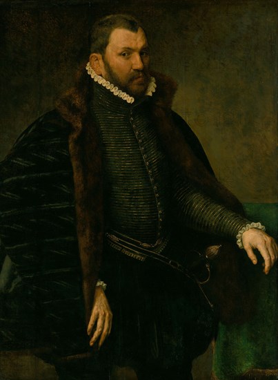 Portrait of a Man, 1565/70, Antonis Mor, attributed to, Netherlandish, 1516/21–1575/77, Netherlands, Oil on panel, 115.6 x 85.2 cm (45 1/2 x 33 9/16 in.)