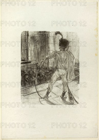 Schlomé Fuss in the Synagogue, from Au Pied du Sinaï, 1897, published 1898, Henri de Toulouse-Lautrec, French, 1864-1901, France, Lithograph on ivory wove paper, 179 × 143 mm (image), 336 × 236 mm (sheet)