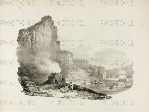S.E. Vincent’s Rock near Bristol, 1821, Charles Joseph Hullmandel (English, 1789-1850), after Francis Nicholson (British, 1753-1844), England, Lithograph on paper
