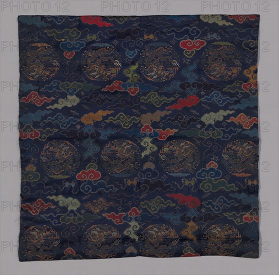 Uchishiki (Altar Cover), Meiji period (1868–1912), 1875/1900, Japan, 66.3 x 64.8 cm (26 1/8 x 25 1/2 in.)