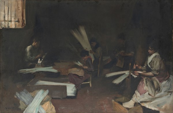 Venetian Glass Workers, 1880/82, John Singer Sargent, American, 1856–1925, Venice, Oil on canvas, 56.5 × 84.5 cm (22 1/4 × 33 1/4 in.)
