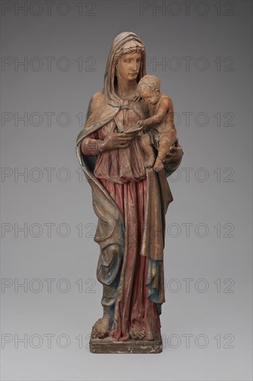 Virgin and Child, 1475/1500, Central Italian, Central Italy, Pigmented terracotta, 57 3/4 in. (146.7 cm)