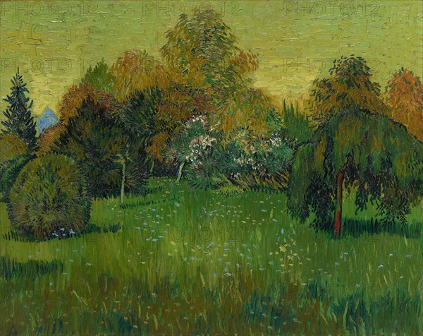 The Poet’s Garden, 1888, Vincent van Gogh, Dutch, 1853-1890, Netherlands, Oil on canvas, 28 3/4 × 36 1/4 in. (73 × 92.1 cm)