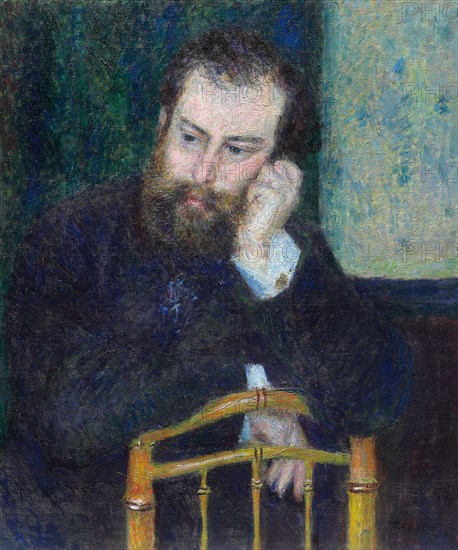 Alfred Sisley, 1876, Pierre-Auguste Renoir, French, 1841-1919, France, Oil on canvas, 66.2 × 54.8 cm (26 × 21 9/16 in.)