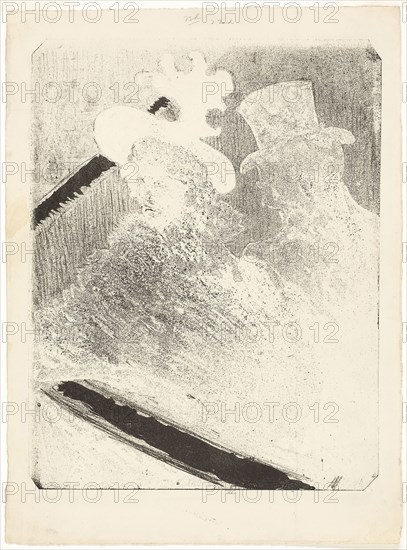 At the Concert, 1896, Henri de Toulouse-Lautrec, French, 1864-1901, France, Lithograph on cream wove paper, 317 × 428 mm (image), 375 × 280 mm (sheet)
