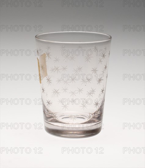Beaker, 1800/25, England, Glass, 10.3 × 7.8 cm (4 1/16 × 3 1/16 in.)