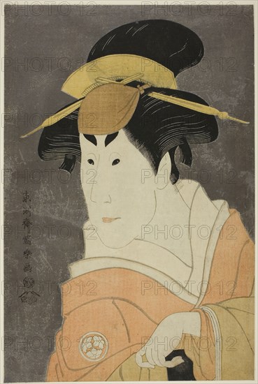 The actor Osagawa Tsuneyo II as Osan, Ippei’s elder sister, 1794, Toshusai Sharaku ??? ??, Japanese, active 1794-95, Japan, Color woodblock print, oban, 36.6 x 24.4 cm