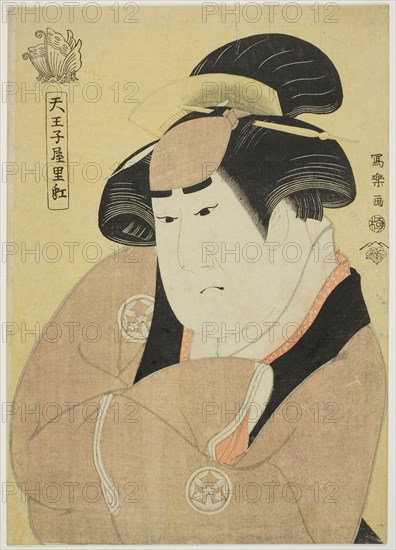 Tennojiya Riko (The actor Yamashita Kinsaku II as the maid Ebizo Okane of the Ouchiya [actually Iwate, wife of Sadato]), 1794, Toshusai Sharaku ??? ??, Japanese, active 1794-95, Publisher: Tsuta-Ya Juzaburo, Japanese, 1748-1797, Japan, Color woodblock print, aiban, 31.6 x 22.5 cm