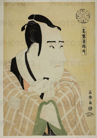 Koraiya Kinsho, 1794, Toshusai Sharaku ??? ??, Japanese, active 1794-95, Japan, Color woodblock print, aiban, 32.6 x 22.6 cm