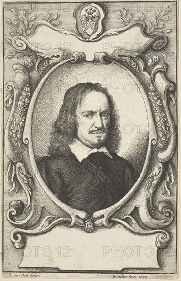 Vincent Stochove, 1650, Wenceslaus Hollar (Czech, 1607-1677), after Jacques van Oost I (Flemish, 1601-1671), Bohemia, Etching on ivory laid paper, 131 × 82 mm (sheet, trimmed to or within plate mark)
