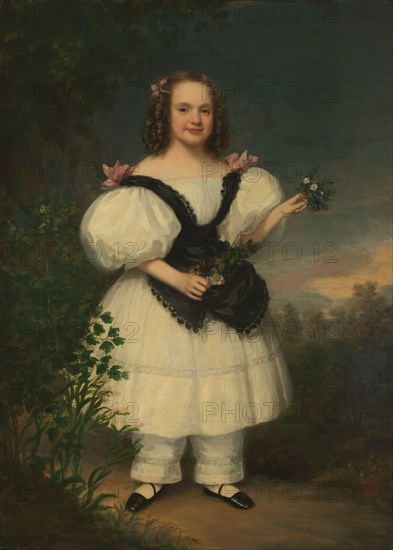 Harriet White, 1835/40, Samuel Lovett Waldo, American, 1783–1861, William Jewett, American, 1792–1874, United States, Oil on canvas, 123.5 × 89.5 cm (48 5/8 × 35 1/4 in.)