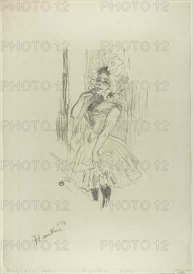 Anna Held, in Toutes ces Dames au Théâtre, 1894, published 1895, Henri de Toulouse-Lautrec, French, 1864-1901, France, Lithograph on cream wove paper, 329 × 220 mm (image), 544 × 382 mm (sheet, cut)