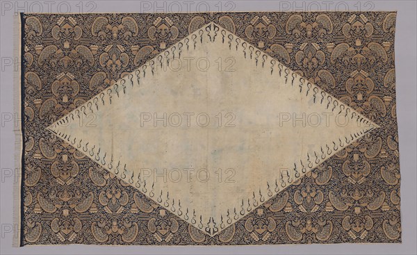 Ceremonial Hip Wrapper (Dodot), Late 19th century, Indonesia, Central Java, Java, Cotton, plain weave, hand-drawn wax resist dyed (batik tulis), two panels joined, 345.1 x 209.6 cm (135 5/8 x 82 1/2 in.)