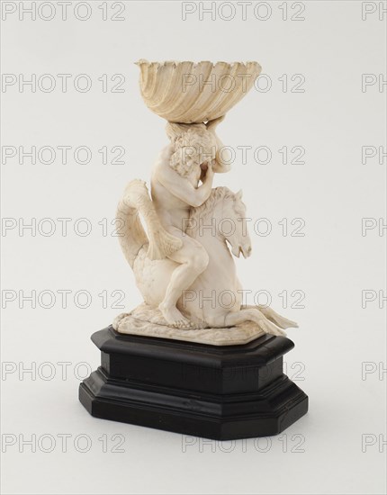 Salt Cellar, 1625/75, Belgium, Belgium, Ivory, 10.5 × 8.6 × 3.2 cm (4 1/8 × 3 3/8 × 1 1/4 in.)