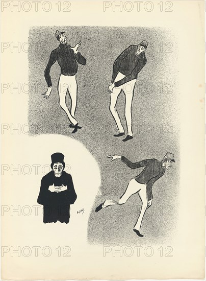 Ouvrard, from Le Café-Concert, 1893, Henri-Gabriel Ibels (French, 1867-1936), printed by Edward Ancourt & Cie (French, 19th-20th century), published by L’Estampe originale (French, 1893-1895), France, Lithograph on cream wove paper, 343 × 239 mm (image), 434 × 319 mm (sheet)