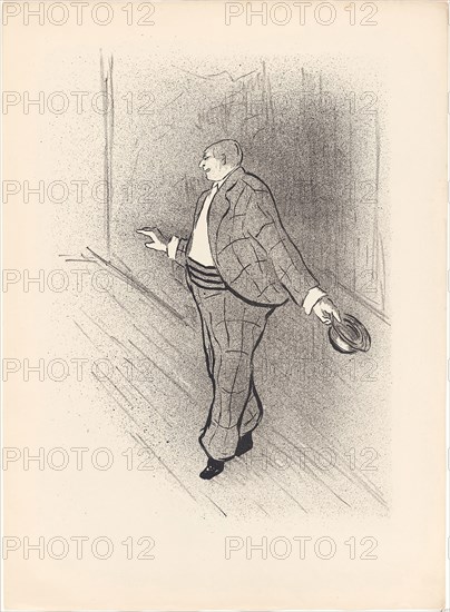 Libert, from Le Café-Concert, 1893, Henri-Gabriel Ibels (French, 1867-1936), printed by Edward Ancourt & Cie (French, 19th-20th century), published by L’Estampe originale (French, 1893-1895), France, Lithograph on cream wove paper, 360 × 252 mm (image), 442 × 320 mm (sheet)