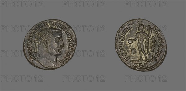As (Coin) Portraying Emperor Licinius, AD 308/324, Roman, minted in Alexandria, Egypt, Alexandria, Bronze, Diam. 2.4 cm, 6.69 g