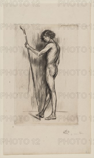 Fosco, 1872, James McNeill Whistler, American, 1834-1903, United States, Drypoint in black ink on ivory laid paper, 209 x 132 mm (plate), 315 x 182 mm (sheet)