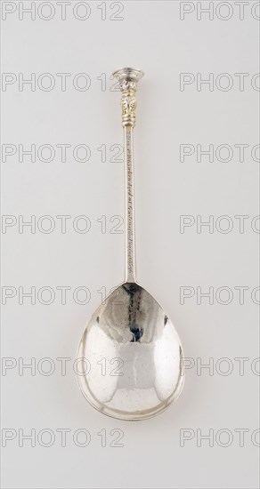Spoon Commemorating the London Plague, c. 1665, Wokingham, England, Wokingham, Silver, 17.5 x 5.2 cm (6 7/8 x 2 1/16 in.)