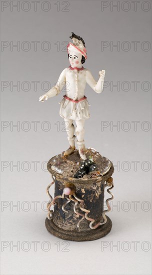 Man in a Pointed Cap, 1750/99, Nevers, France, Glass, lampwork (verre de Nevers), metal armature, H. 12.7 cm (5 in.)