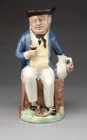 Rodney’s Sailor Toby Jug, 1780/90, Ralph Wood, English, 1748-95, England, Burslem, Staffordshire, Lead-glazed earthenware, H. 29.2 cm (11 1/2 in.)