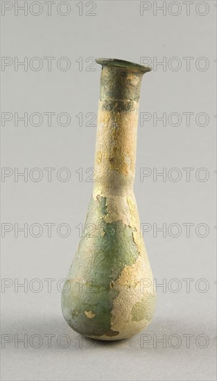 Bottle, 1st/2nd century AD, Roman, Levant or Syria, Syria, Glass, blown technique, H. 9.8 cm (3 7/8 in.), diam. 3.2 cm (1 1/4 in.)