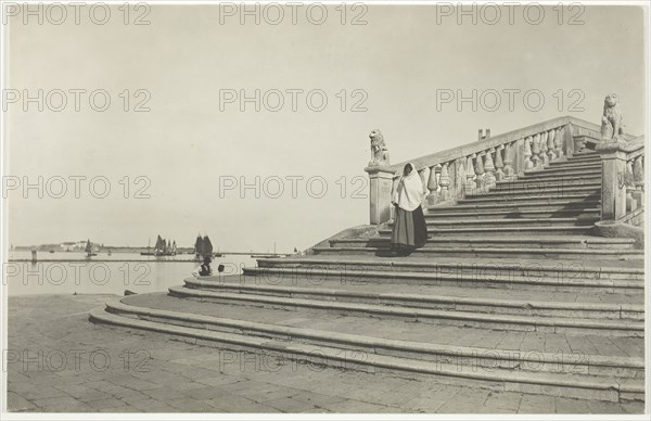 Stones of Venice, Chioggia, 1887, printed 1920/39, Alfred Stieglitz, American, 1864–1946, United States, Gelatin silver print, 13.9 x 21.5 cm (image/paper/first mount), 31 x 39.7 cm (second mount)