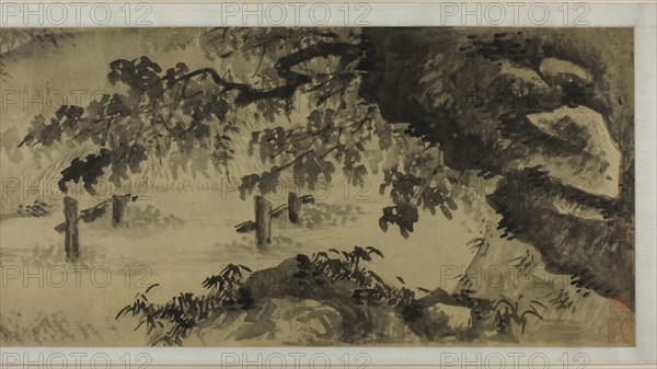Song of a Fisherman, Ming dynasty (1368–1644), Wang Wen (1497-1576), Chinese, China, Handscroll, ink on paper, 11 1/4 × 66 in.