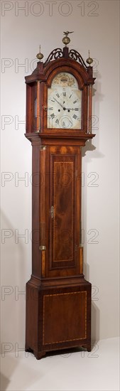 Tall Case Clock, 1806, Works by Aaron Willard, American, 1757–1844, Boston, Boston, Mahogany and white pine, 241.3 × 45.7 × 22.6 cm (95 × 18 × 8 7/8 in.)