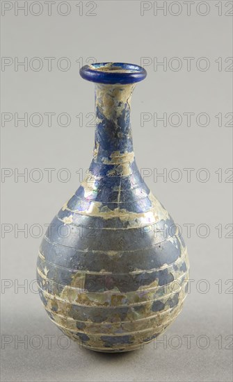 Vase, 1st century AD, Roman, Italy, Glass, blown technique, 8.6 × 4.8 × 4.8 cm (3 3/8 × 1 7/8 × 1 7/8 in.)