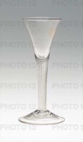 Wine Glass, c. 1750, England, Glass, H. 16.8 cm (6 5/8 in.)