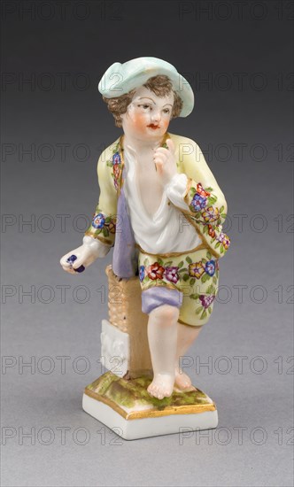 July, c. 1770, Germany, Berlin, Berlin, Hard-paste porcelain, polychrome enamels, and gilding, H. 10.3 cm (4 1/16 in.)