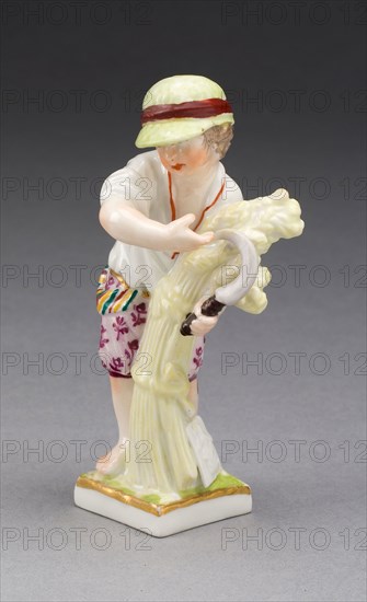 August, c. 1770, Germany, Berlin, Berlin, Hard-paste porcelain, polychrome enamels, and gilding, H. 10 cm (3 15/16 in.)