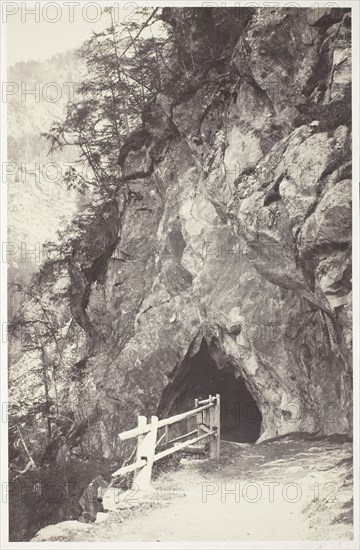 Savoie 41, Tunnel de la Tête Noire, 1855/67, Auguste-Rosalie Bisson, French, 1826–1900, France, Albumen print, 38.6 × 24.9 cm (image/paper), 69.6 × 52.7 cm (mount)