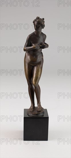 Lucretia (?), 1547/48, Pierino da Vinci (Attributed to), Italian, c. 1529-1553, Italy, Bronze, yellow patina, H. 17.8 cm (7 in.)