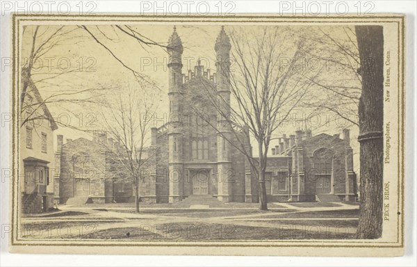 Library, Yale University, n.d., Peck Brothers, American, 19th century, United States, Albumen print, 5.4 x 9.1 cm (image), 6.1 x 10 cm (card)